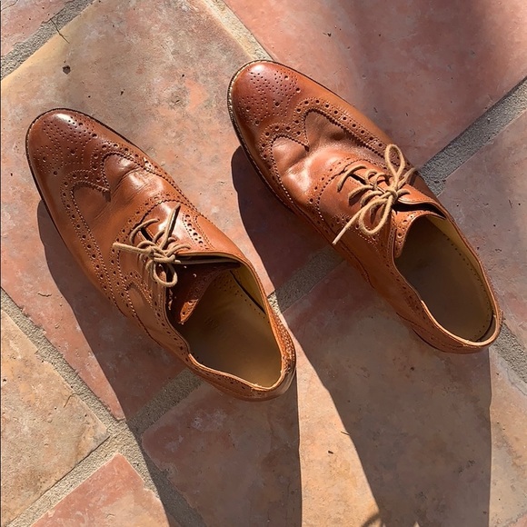 Cole Haan size 9 wood bottom and leather shoes - Picture 2 of 4